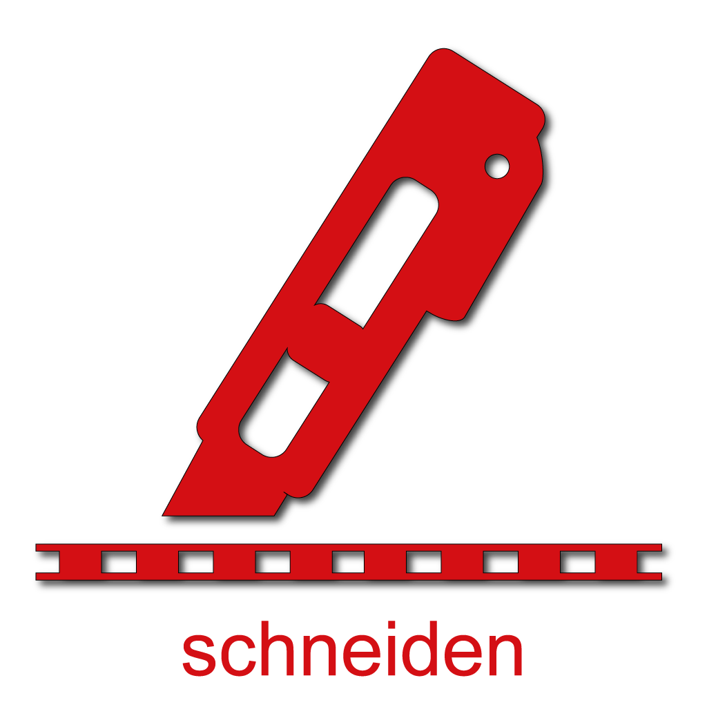 Schneiden rot