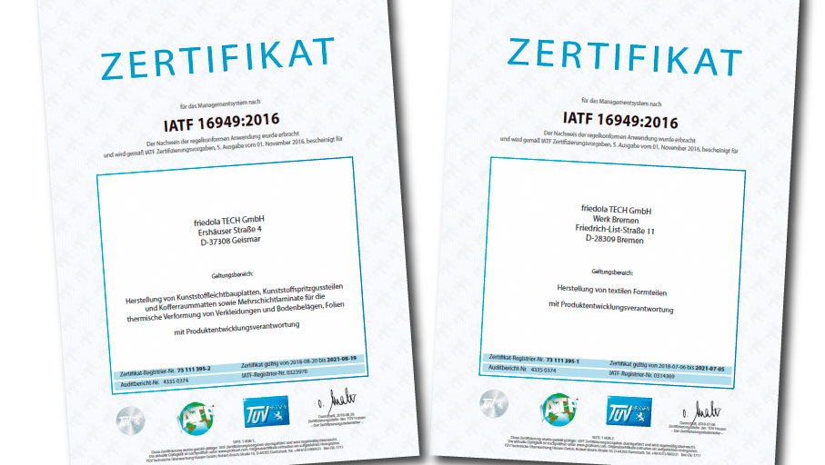 IATF Zertifikate con-pearl GmbH