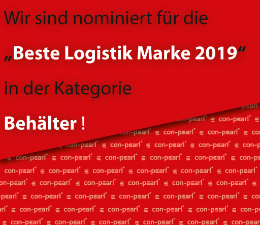 Beste Logistik Marke 2019 - wir sind nominiert von der Leser- und Expertenwahl der LOGISTIK HEUTE