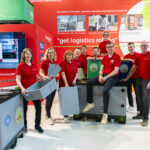 LogiMAT 2024 - Team photo of the con-pearl employees at the exhibition stand