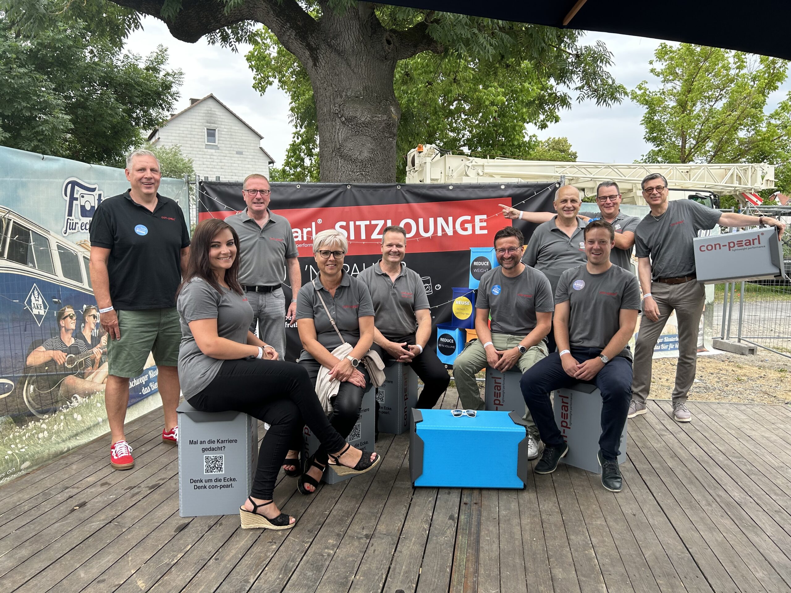 con-pearl employees at the Johannisfest 2024 in Eschwege