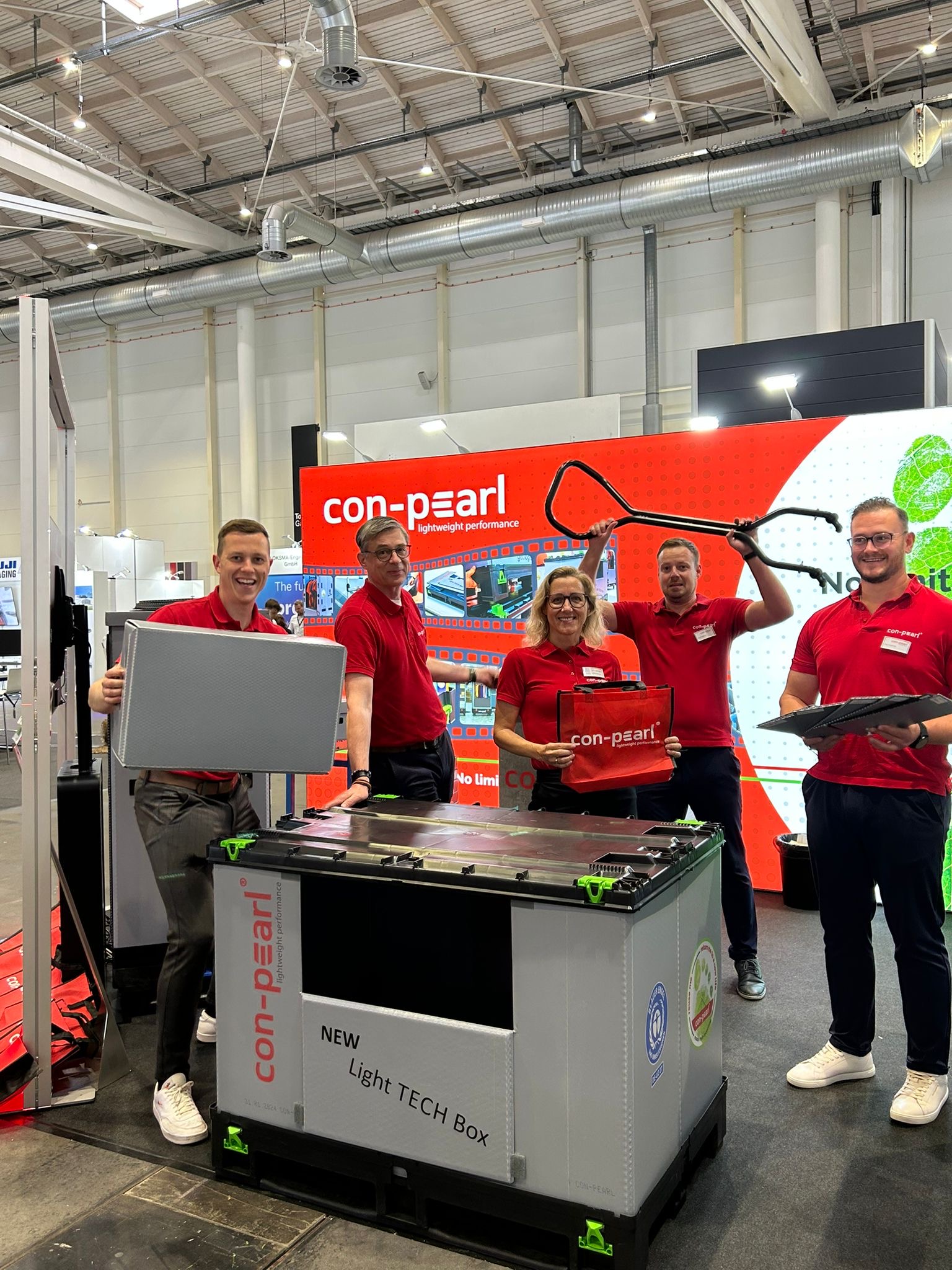 Unser Messeteam und unser Stand auf der Empack Hamburg