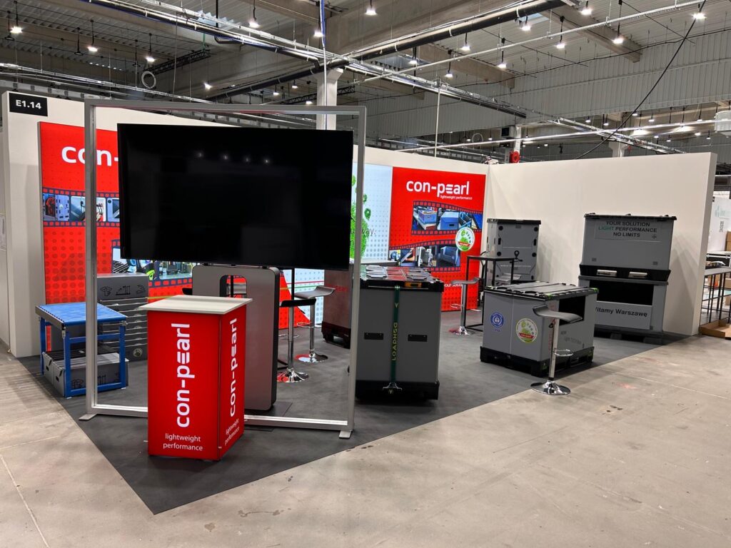 Unser Messestand auf der Warsaw Pack in Polen