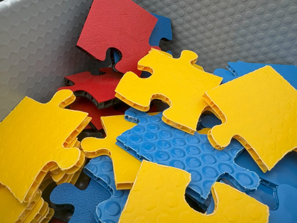 Puzzleteile aus con-pearl