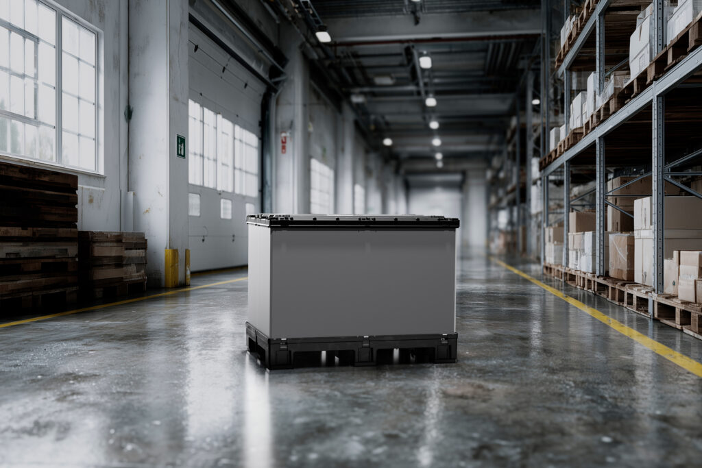 con-pearl LTB Ecoline Verpackungslösung in Produktionshalle