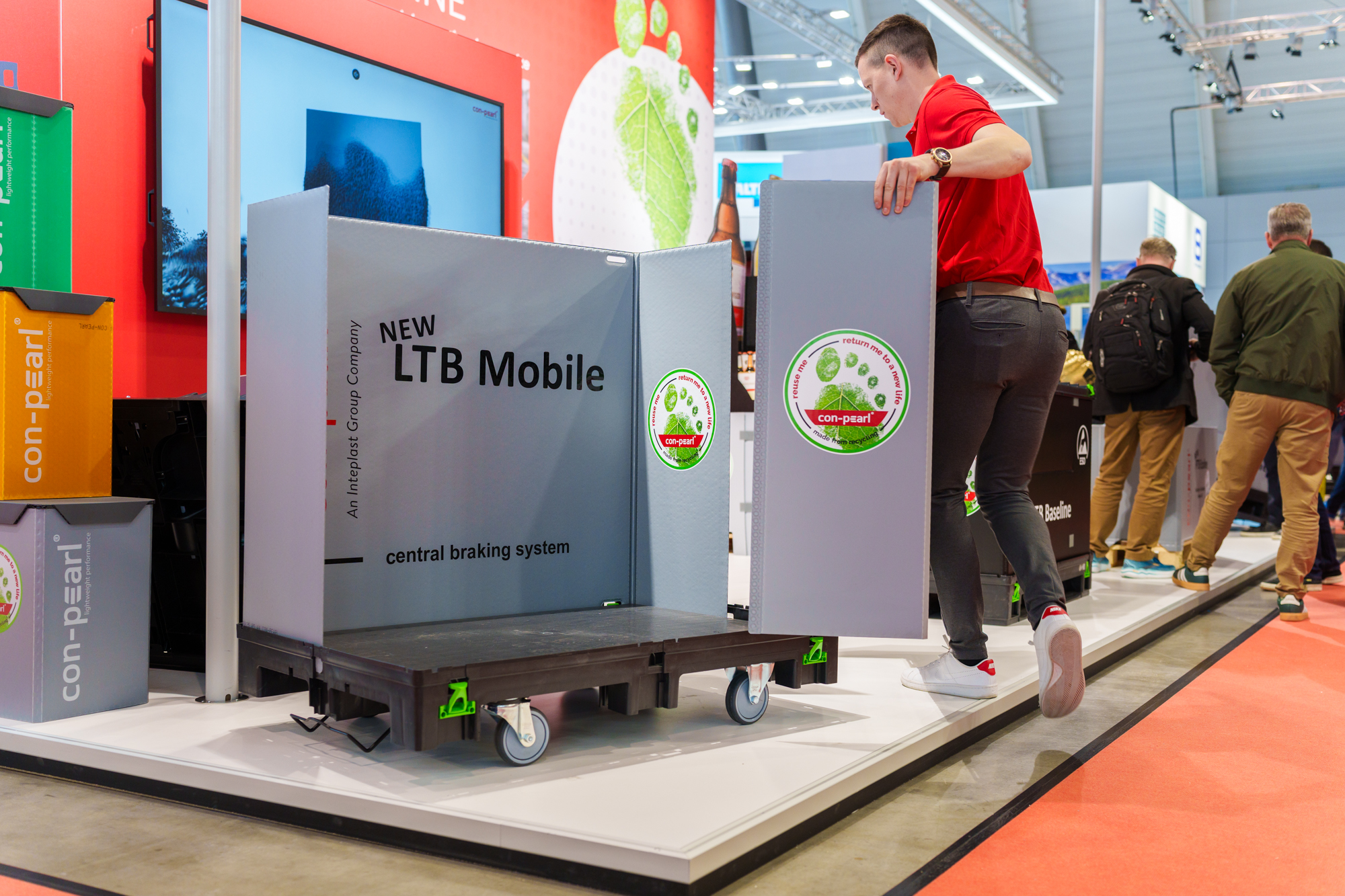 LTB Mobile mit zentralem Bremssystem auf der LogiMAT 2026 - con-pearl
