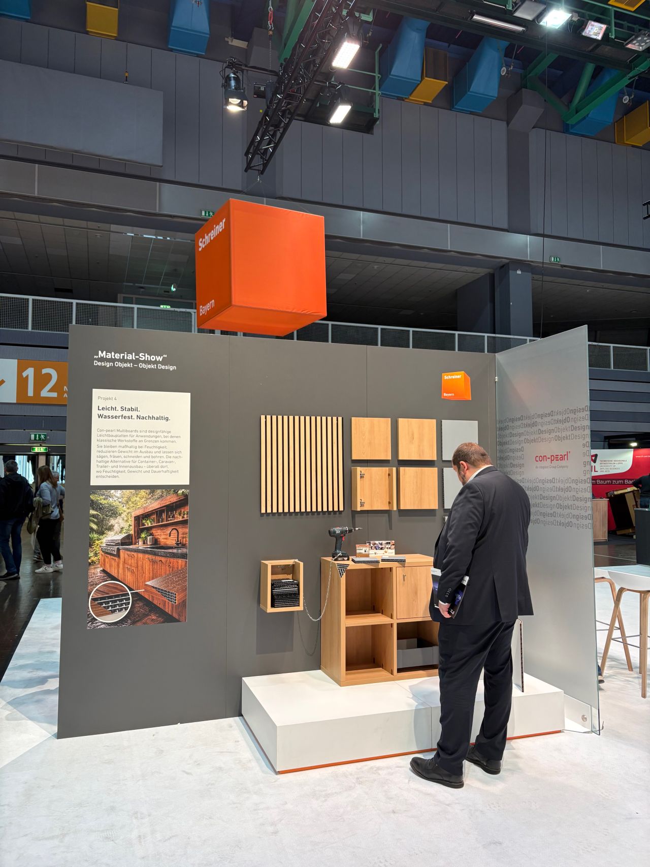 con-pearl Multiboards auf der Holz Handwerk in Nürnberg